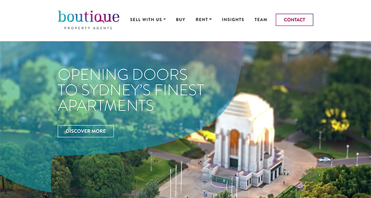 boutique-property agents website